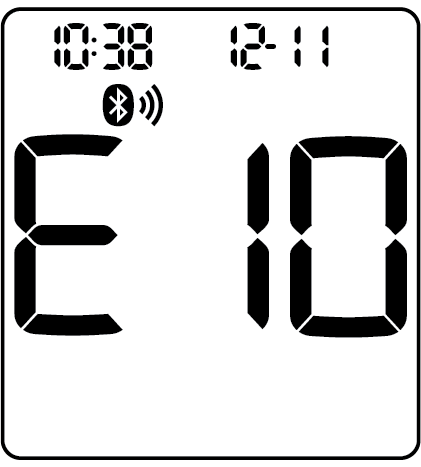E10 – Chyba přetočení: