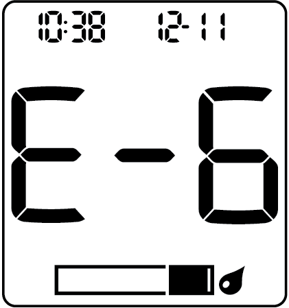 Chyba E6: CHYBA MECHANIKY