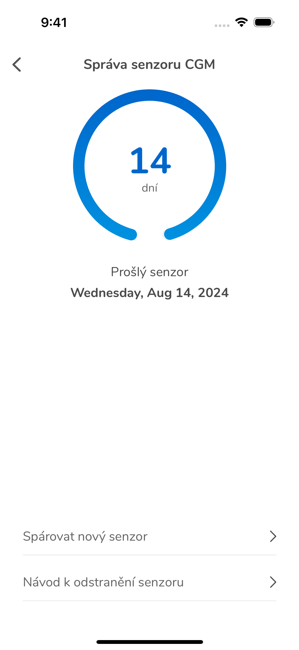 09_04_Manage CGM Session 14 days remaining