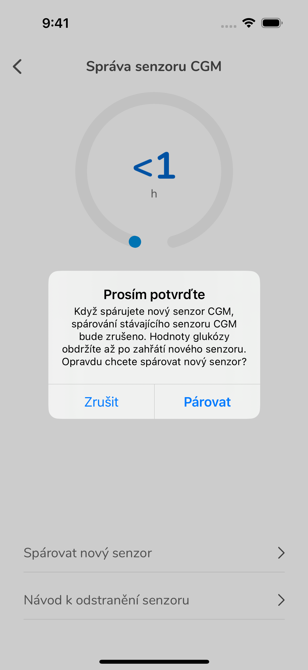 09_07_Manage CGM Confirm Pair New Sensor