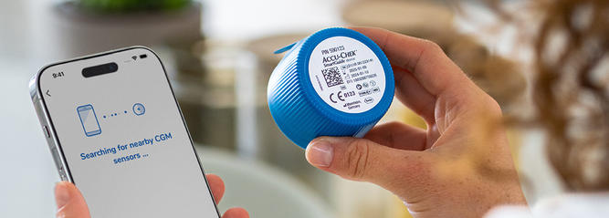 Jak spárovat senzor CGM Accu-Chek SmartGuide s aplikací SmartGuide